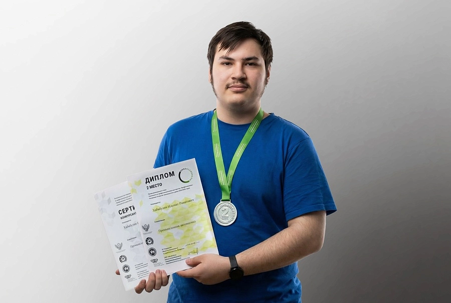 Студент Алабуга Политех занял второе место в всероссийском чемпионатном движении Профессионалы